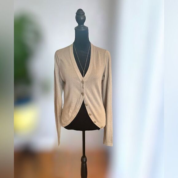 VINCE Round Hem Cardigan Cashmere Sweater Size S - Picture 3 of 11